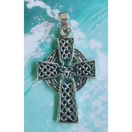 Pendentif croix celte argent 925/1000ème