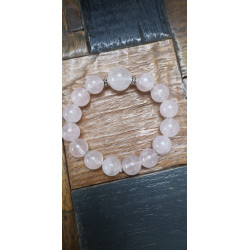 Bracelet quartz rose 12mm