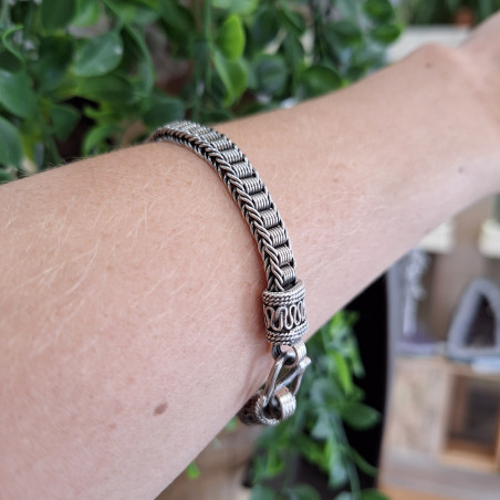 Bracelet maille plate