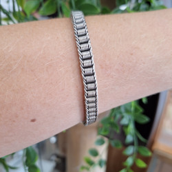 Bracelet maille plate