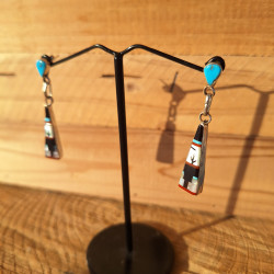 Boucles d'oreilles amérindiennes