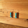 Boucles d'oreilles amérindiennes Turquoise