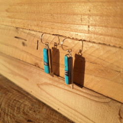 Boucles d'oreilles amérindiennes Turquoise