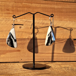 Boucles d'oreilles Turquoise White Buffalo