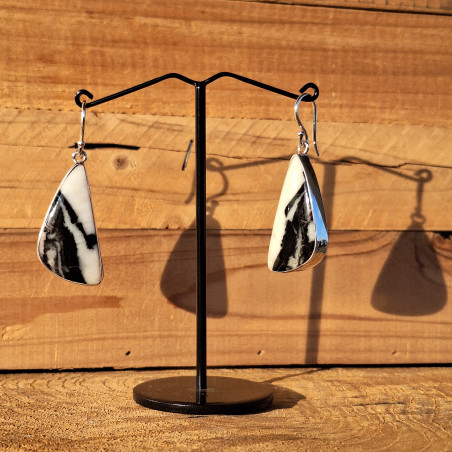 Boucles d'oreilles Turquoise White Buffalo