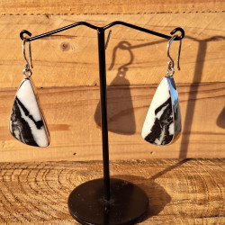 Boucles d'oreilles Turquoise White Buffalo