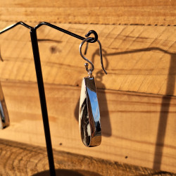 Boucles d'oreilles Turquoise White Buffalo