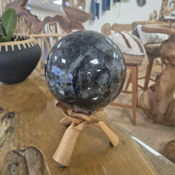 Sphère de labradorite