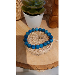 Bracelet en Apatite bleue